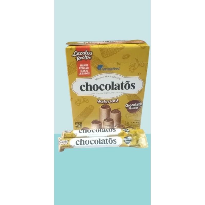 

Chocolatos Wafer Roll Chocolate 1 box 24pcs