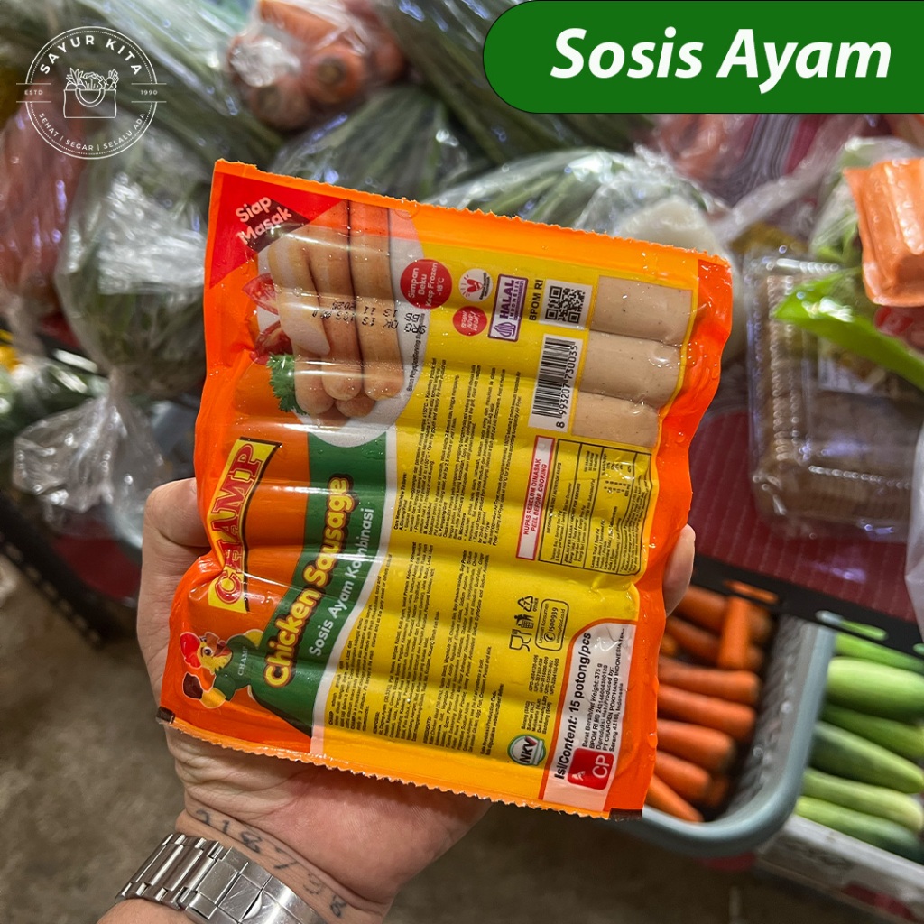 

Sosis Ayam Champ isi 15pcs | sayurkita_id