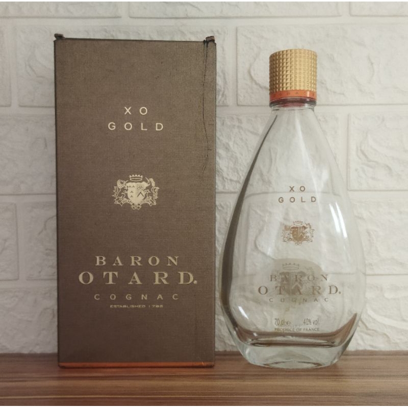 Botol Kosong Baron Otard XO Gold + Box 700ml