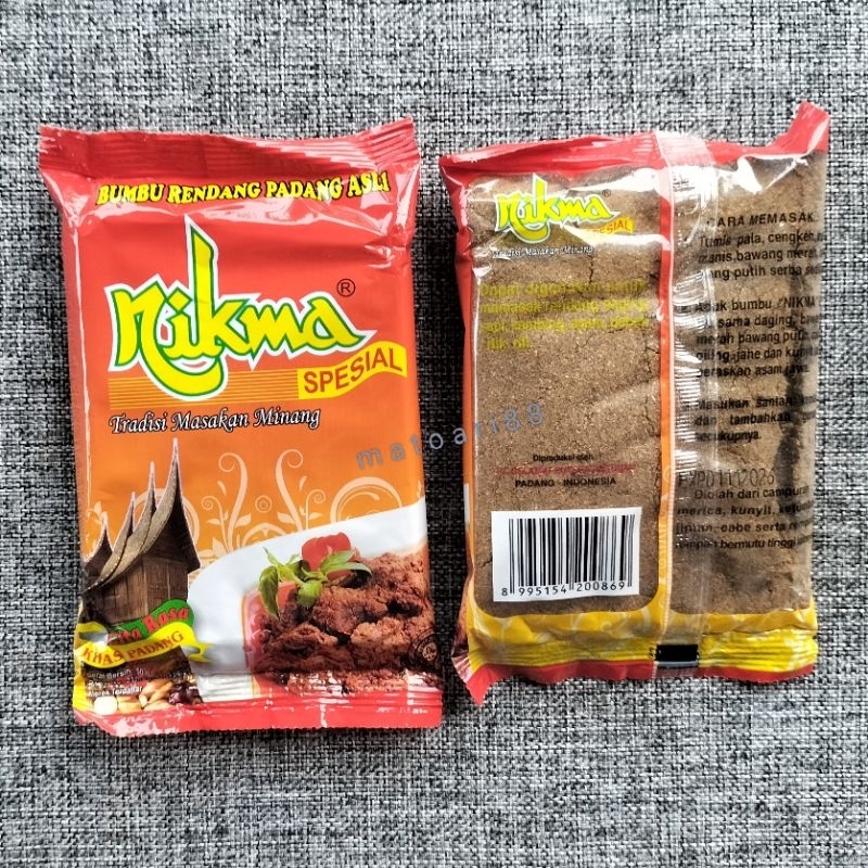 

BUMBU RENDANG Padang Asli NIKMA Spesial 50gr
