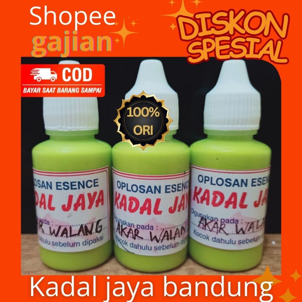 ESSEN AKAR WALANG 10 / 30 ML / Essen Kadal Jaya / Essen Gacor / Oplosan Akar Walang