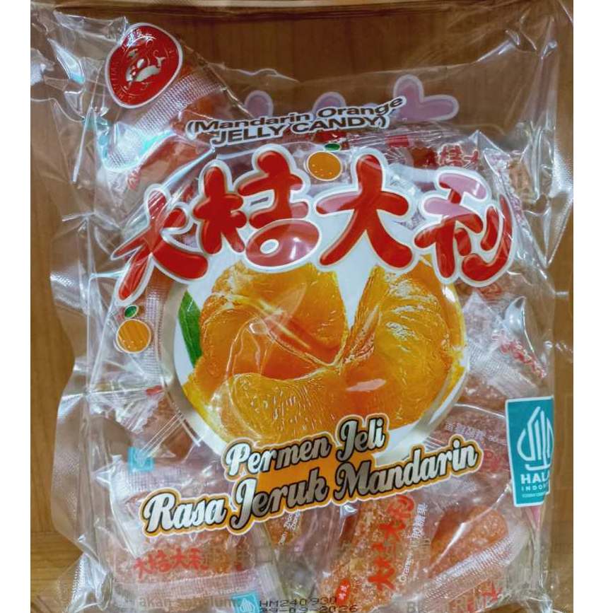 

[HALAL] Jelly Jeruk Mandarin 504gr Permen Jeruk Imlek Chen Liang Ji Orange