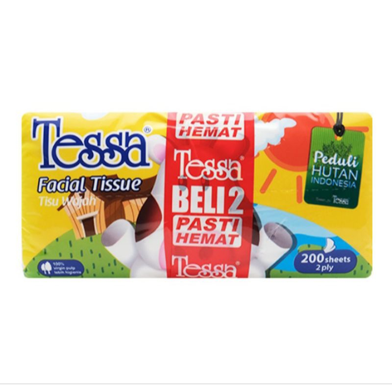 Tessa Facial Tissue 200 sheets