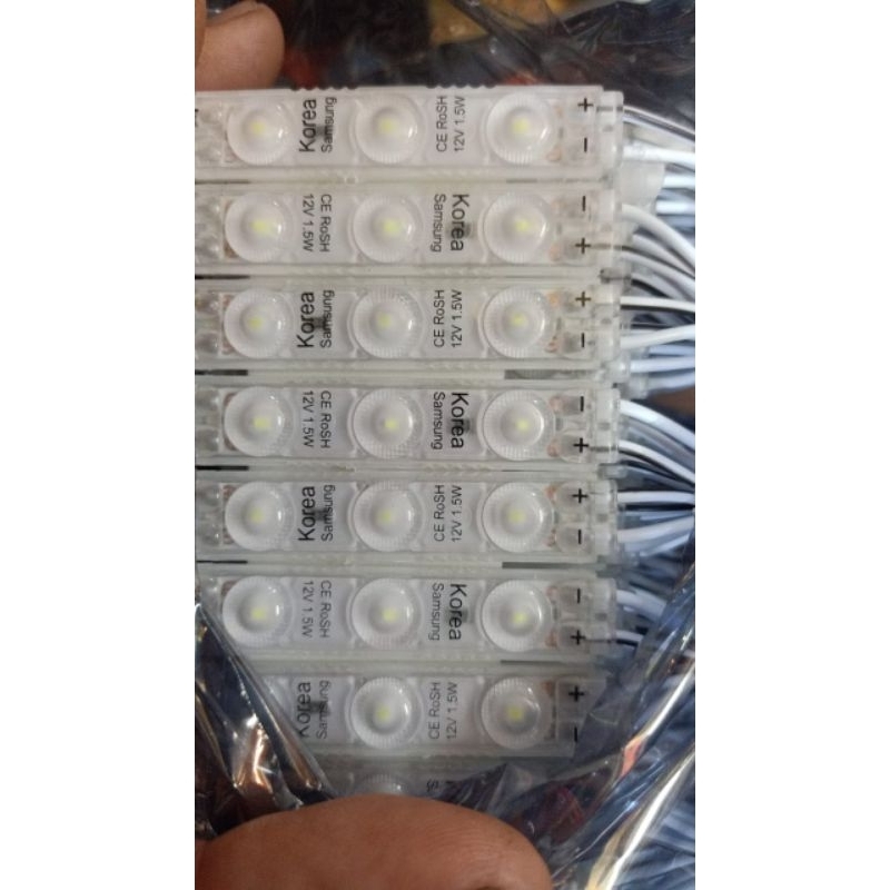 Lampu LED modul Samsung 3mata 1,5watt Dc12V Cool White