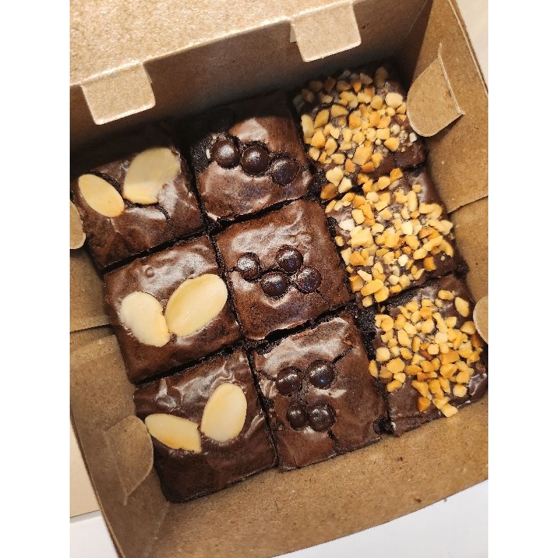 

Brownies Panggang / fudgy brownies / brownies sekat ukuran Small