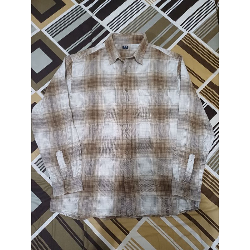 Kemeja Flannel Veterano Uniqlo