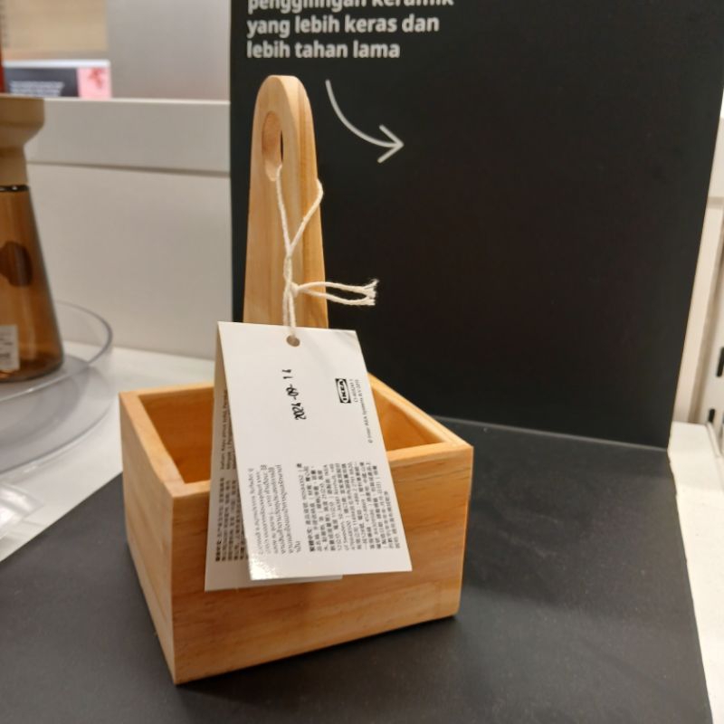 Pengatur Meja Rak Bumbu Organiser Atk Portabel Kayu Pinus