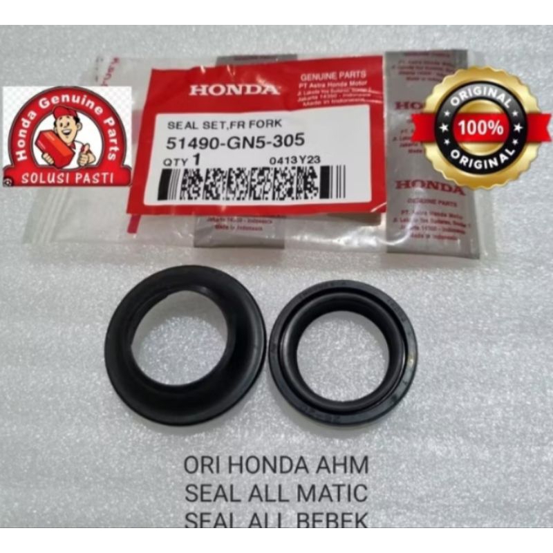 seal shock depan Scoopy,beat,Vario grand,Revo,Supra x Original ahm 51490GN5305