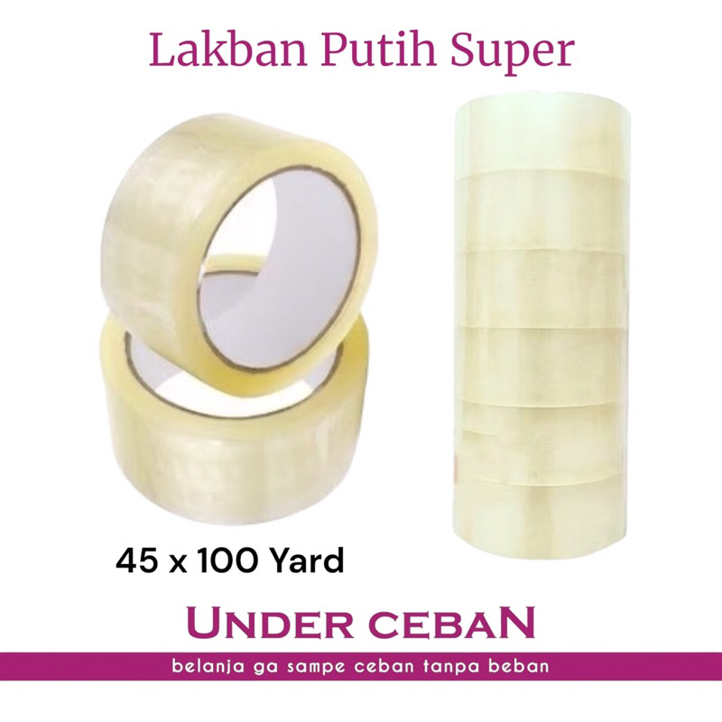 

LAKBAN PACKING / LAKBAN PUTIH PACKING / LAKBAN BENING PACKING ONLINE SHOP