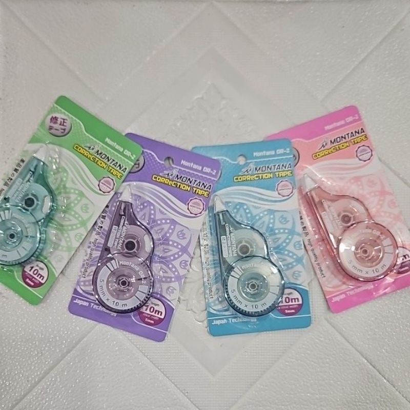 

Tipe x montana or2/stipo kertas montana/tipe x kertas montana correction tape pita koreksi or 2