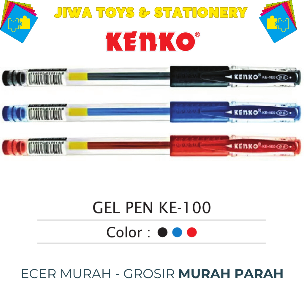 

Pulpen Gel Pen King Jeller II KE-100 Kenko