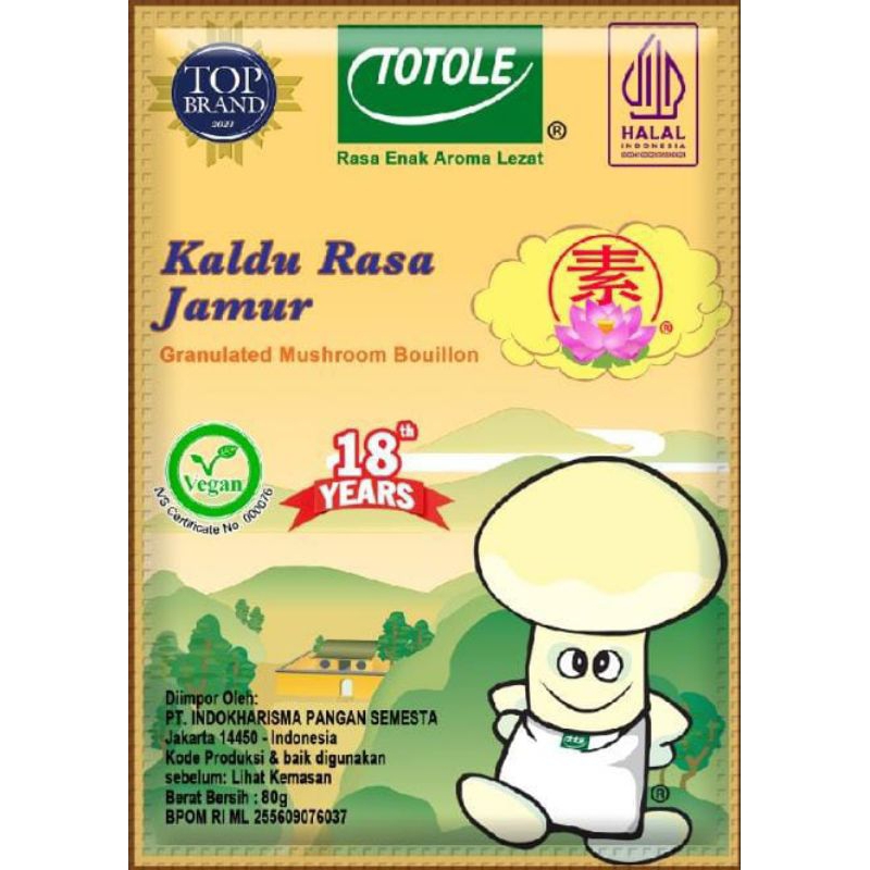 

Totole Kaldu Jamur 80gr