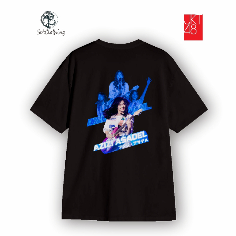T-shirt baju distro jkt 48 zee oshi eureka milik kita kaos katun 24s reguler fit