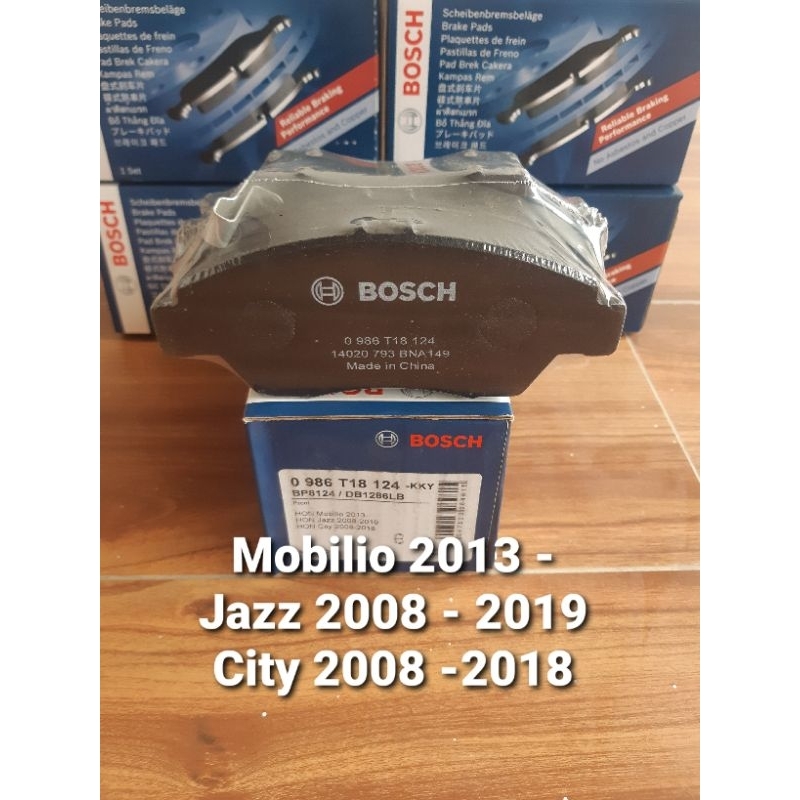 DISC BRAKE PADS Kampas Rem Depan Honda City 2003 - 2007 BOSCH