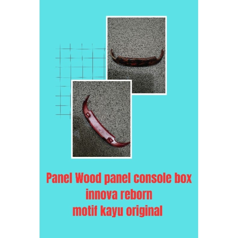 panel Wood panel console box Innova reborn motif kayu original