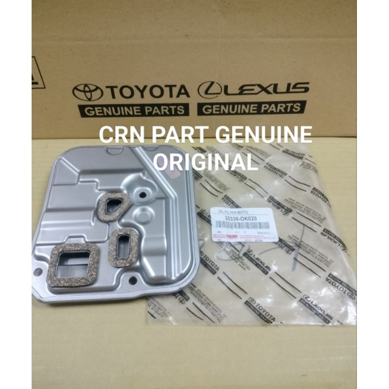 OIL FILTER TRANSMISI MOBIL MATIC TOYOTA INNOVA BENSIN, KIJANG, CROWN ORIGINAL BERGARANSI BARANG