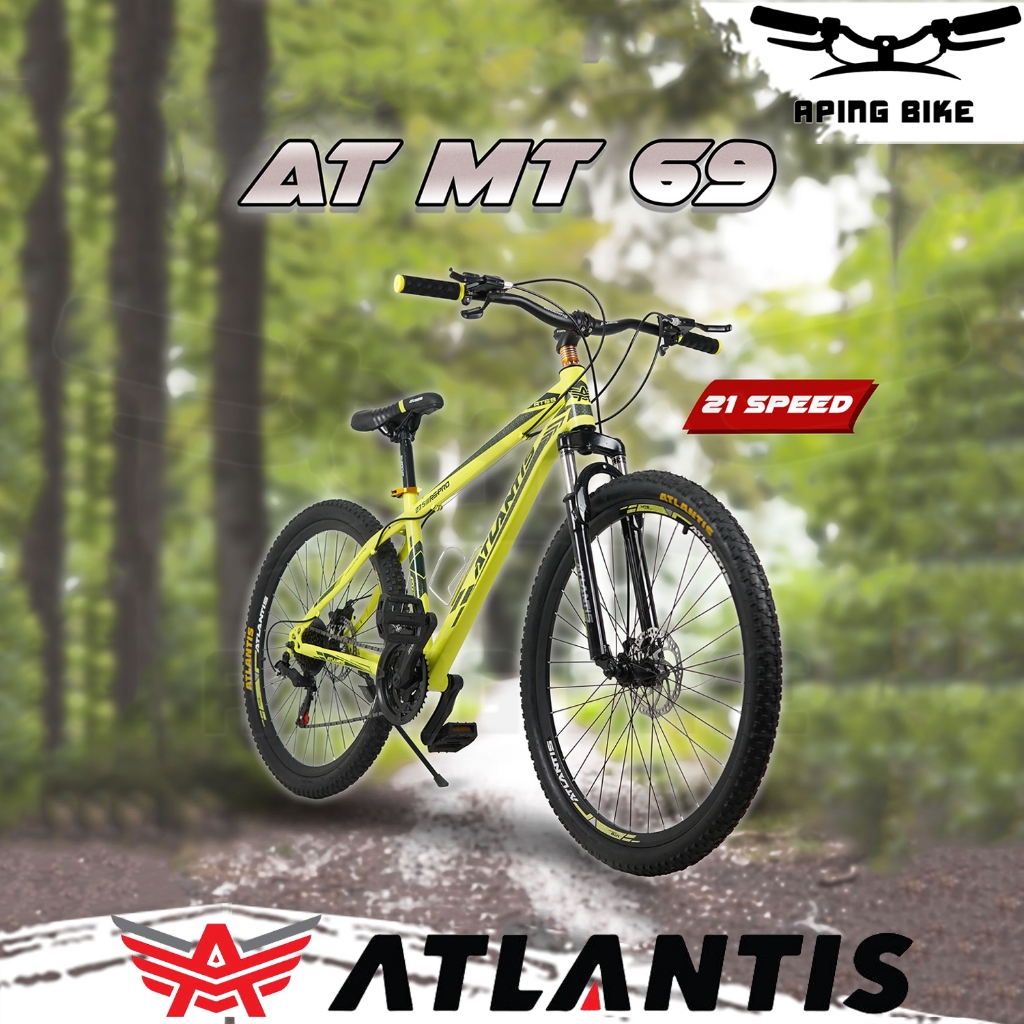 Sepeda Atlantis AT-69 24" 26" 27.5" Sepeda MTB Atlantis Sepeda Gunung