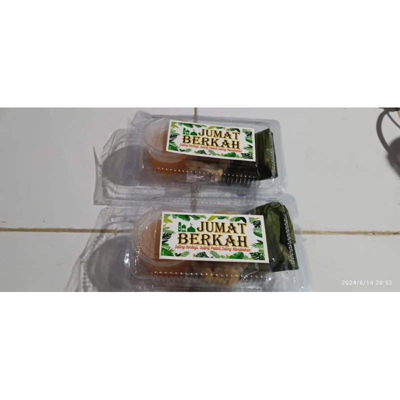 Stiker Jumat Berkah. Ukuran 5 x 10cm.. Isi 50pcs.