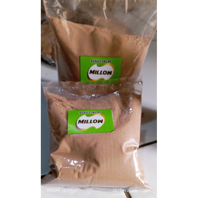 

susu bubuk milllo kemasan 500 gram