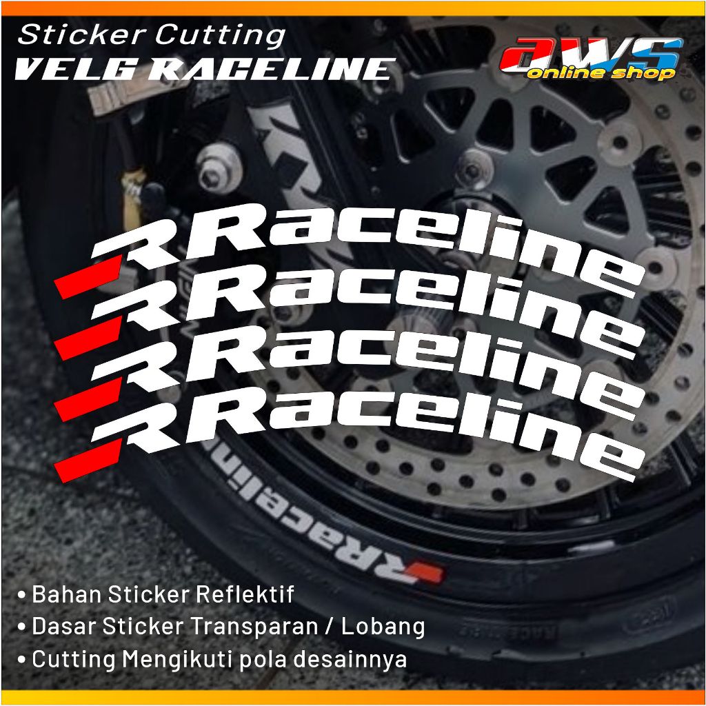 Sticker Cutting Velg RACELINE