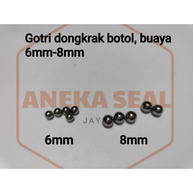 GOTRI DONGKRAK BOTOL,BUAYA 6mm-8mm
