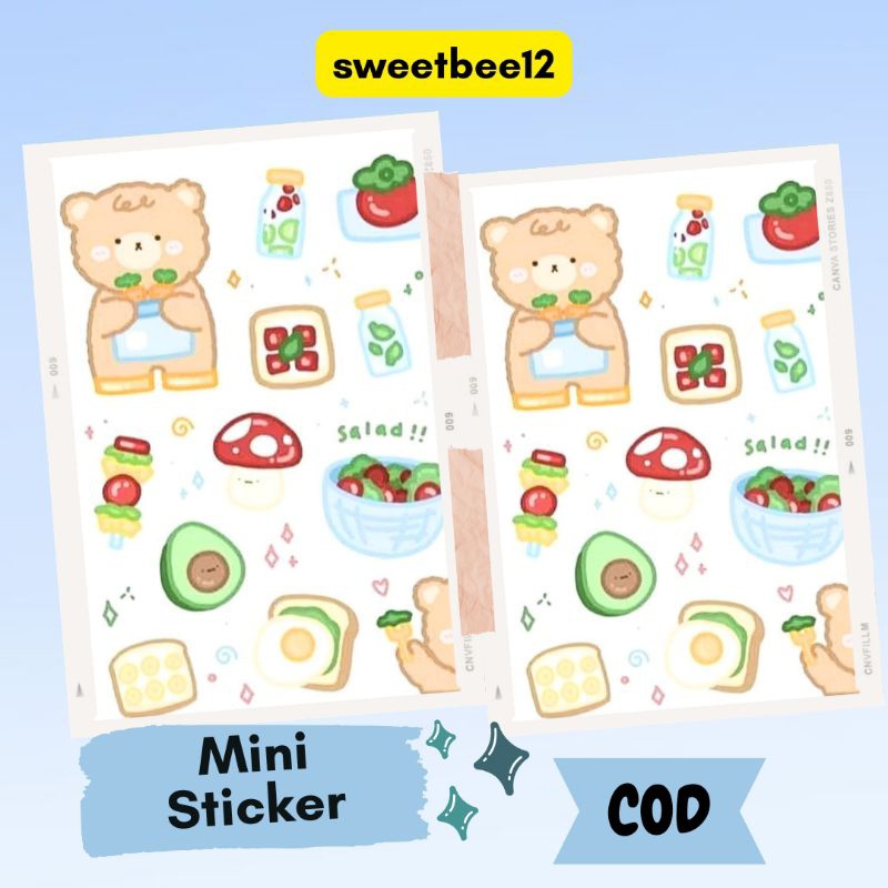 

Sticker Mini Lucu Cute Aesthetic