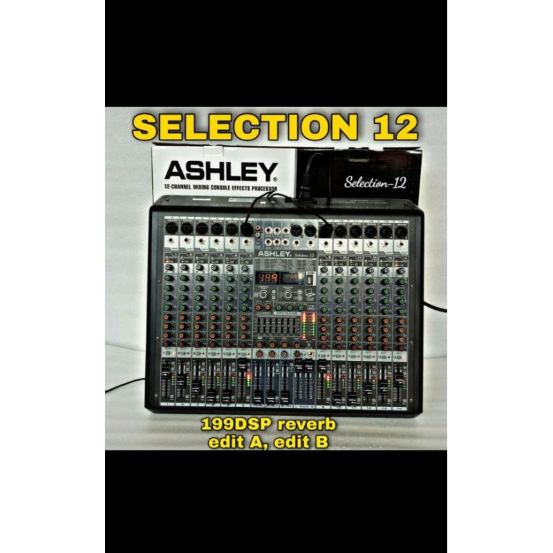 Mixer Audio 12 Channel Ashley Selection-12 Original