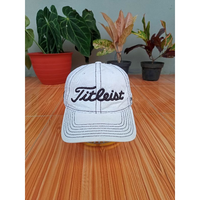 Topi titleist golf second original logo bordir