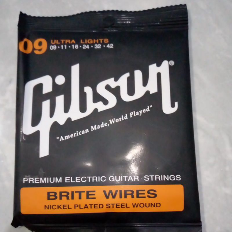 Senar gitar GIBSON Electric 09 Original Bonus Pick