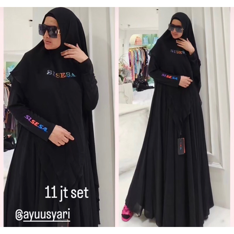 [SALE] SET GAMIS & KHIMAR SISESA KD 115 SWARO NEW LOOK SISESA