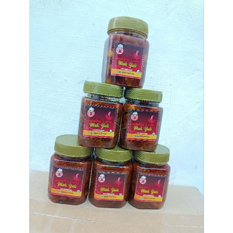 

sambal cumi asin / teri 250gr murah hallal