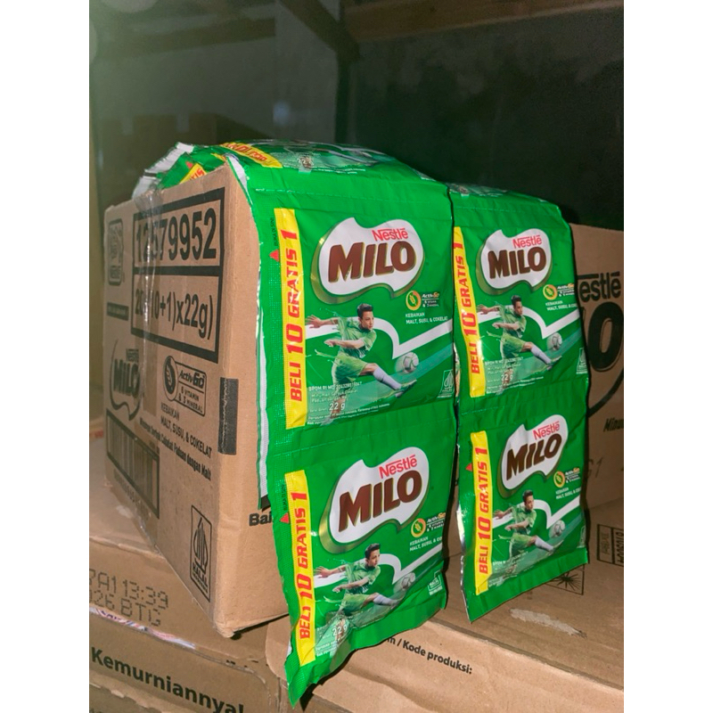 

1 Dus MILO SACHET activ go 22g (isi 10X20 Renceng)