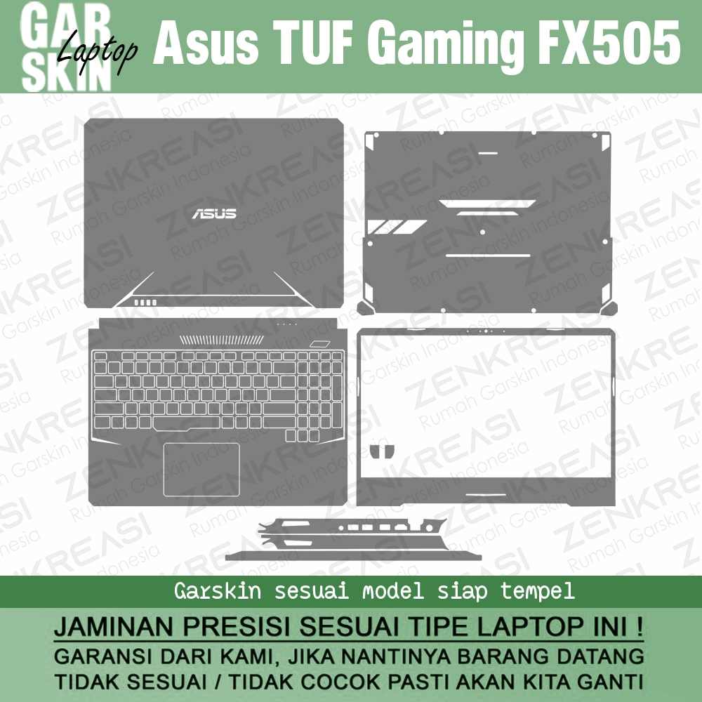 Garskin Laptop Asus TUF Gaming FX505