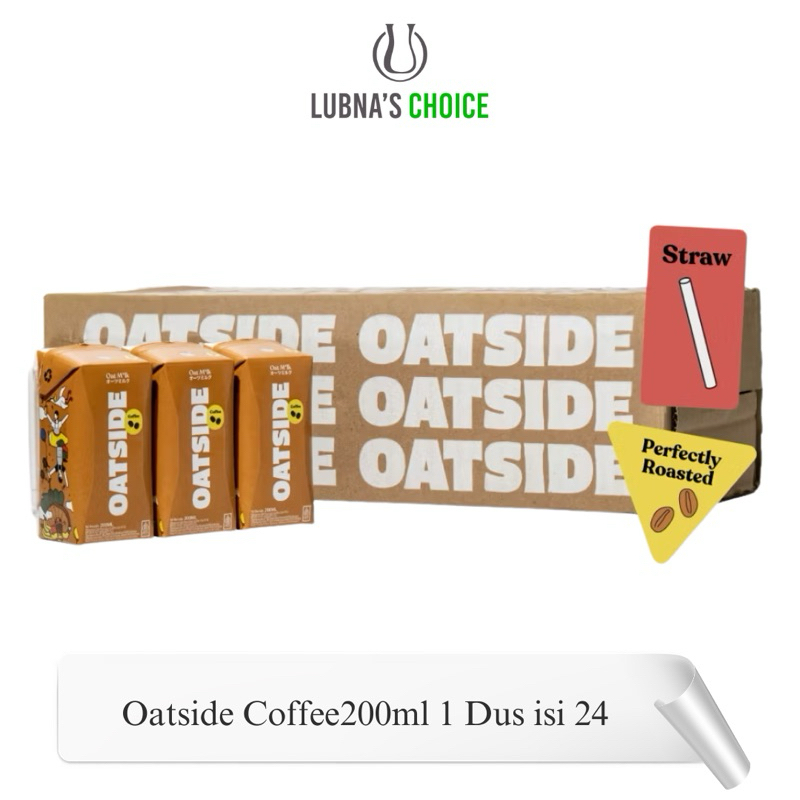 

OATSIDE Mini Straw Oat Milk Coffee 200ml (24pcs)