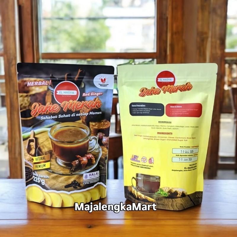 

Jahe Merah EL HASYA Minuman Seduh Herbal Jahe Merah Instan Majalengka Mart