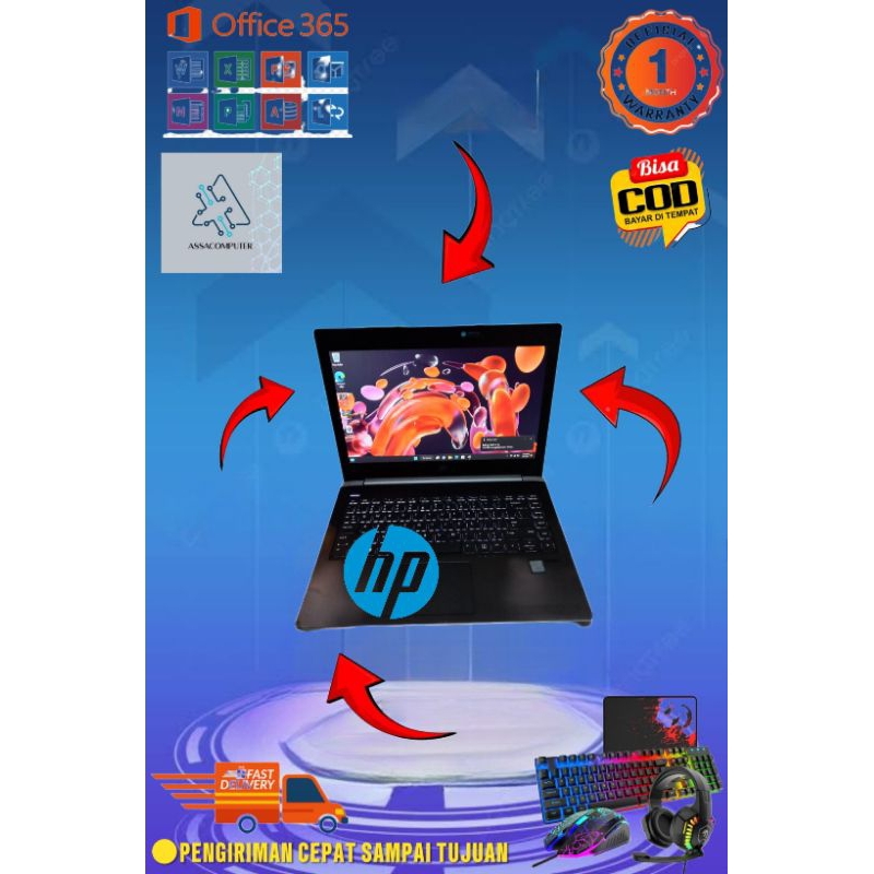 Laptop Hp ProBook 430 G5 Intel core i7 generasi 8th