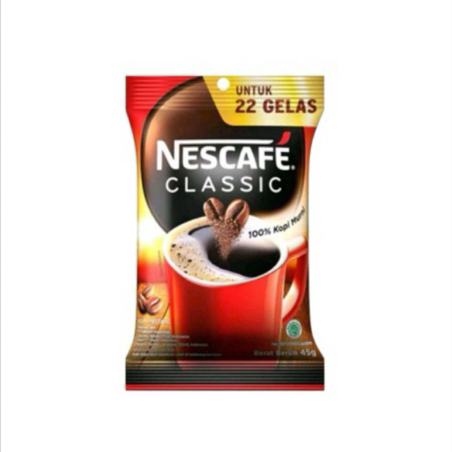 

Nescafe Classic Bubuk Kecil 45 gr