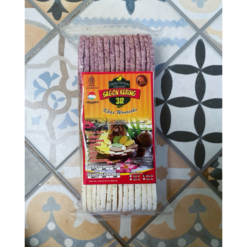 

Kue Sagon Kering 3R Dieng Wonosobo Mix 3 Rasa Kemasan 330 gram Oval