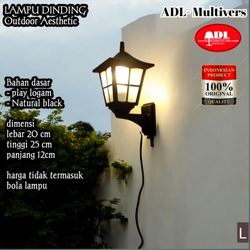 Lampu dinding Outdoor Aesthetic // Lampu tempel outdoor // lampu hias dinding