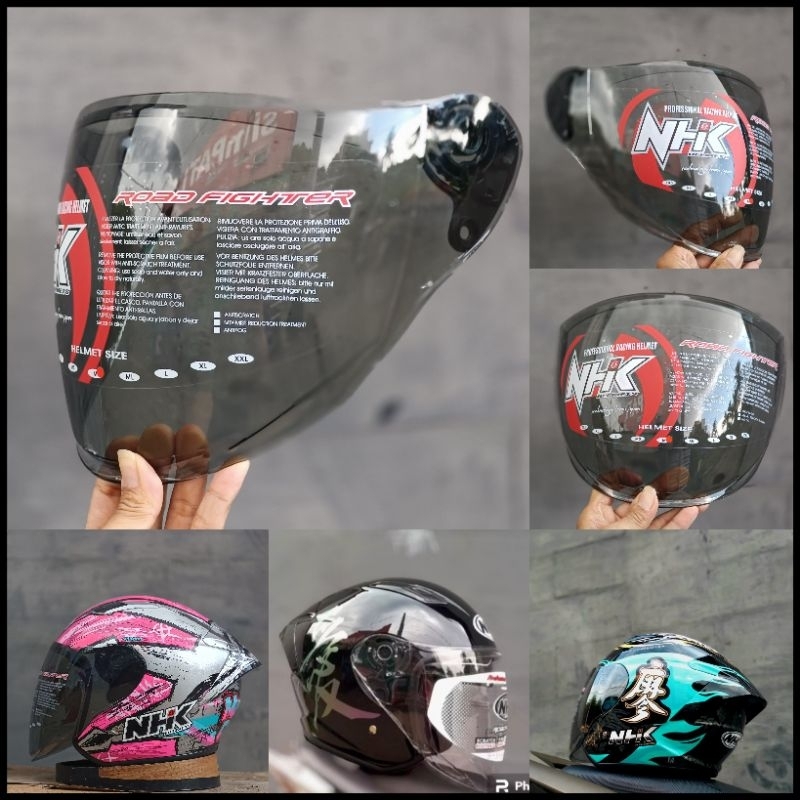 VISOR/KACA ORIGINAL HELM NHK R1 MAX & NHK R1 ELITE, KACA ORIGINAL