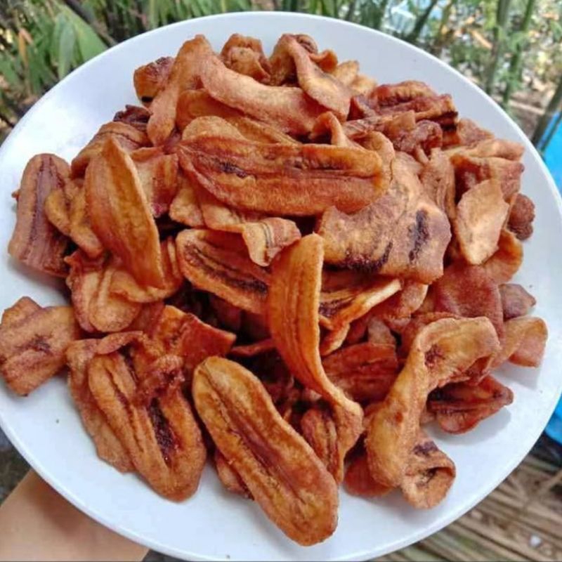 

Kripik Pisang Sale Kering 1 Kg Kripik pisang renyah gurih - Cemilan snack kiloan murah