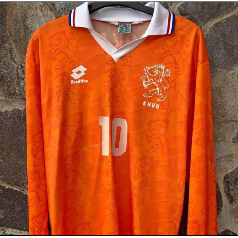 jersey vintage ori timnas Belanda 1994 Denis Bergkamp