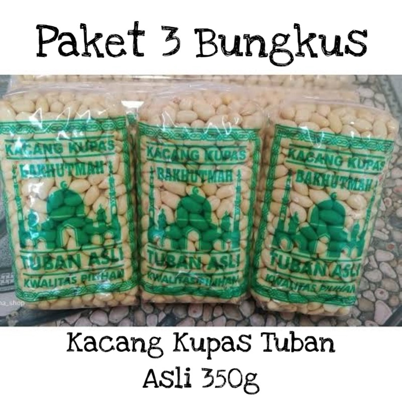 

3 Bungkus - Kacang Kupas Tuban Asli 350g