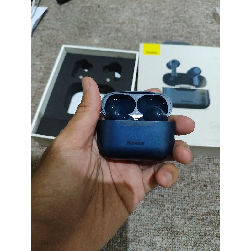 Tws Baseus Simu s1 Pro hd sound tws + anc minus baca deskripsi