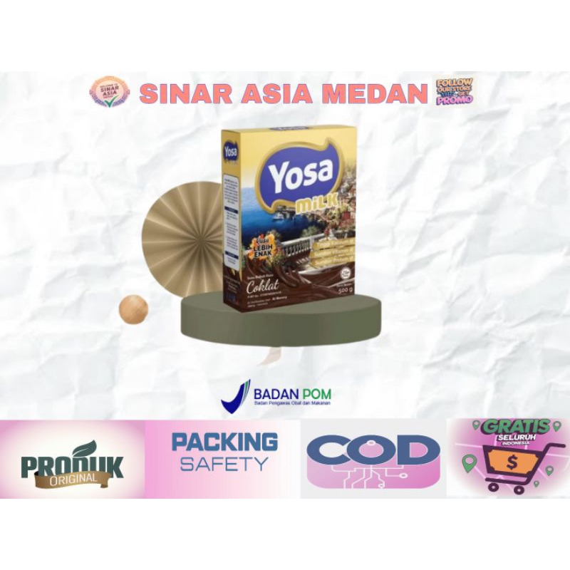 

[SUSU PENAMBAH BERAT BADAN & NAFSU MAKAN] YOSAMILK COCOK UNTUK ANAK² & ORANG DEWASA 500gram