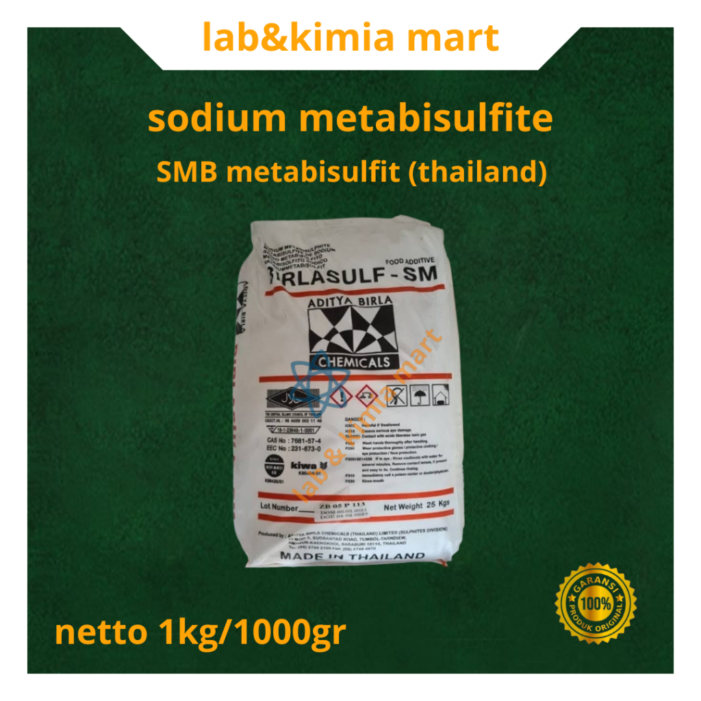 

SODIUM METABISULFIT / SODIUM METABISULPHITE / SMS / SMB / NATRIUM / 1KG