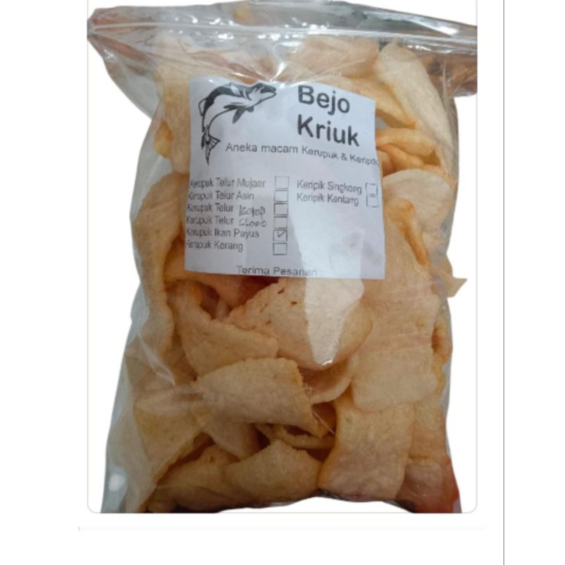 

Kerupuk payus renyah gurih 250gr