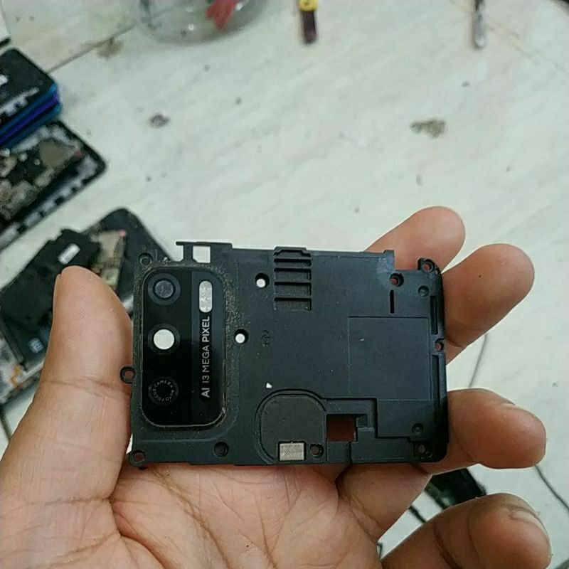 Tutup mesin kaca kamera bekas infinix hot 9 play