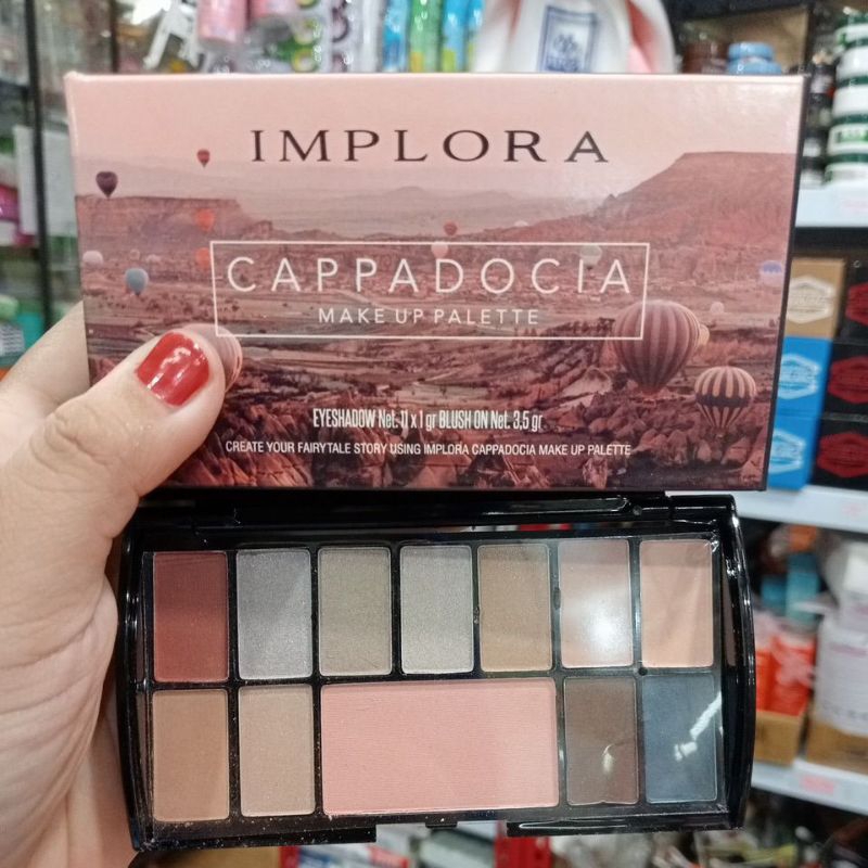 Implora Cappadocia Make Up Palette Eyeshadow Blush On