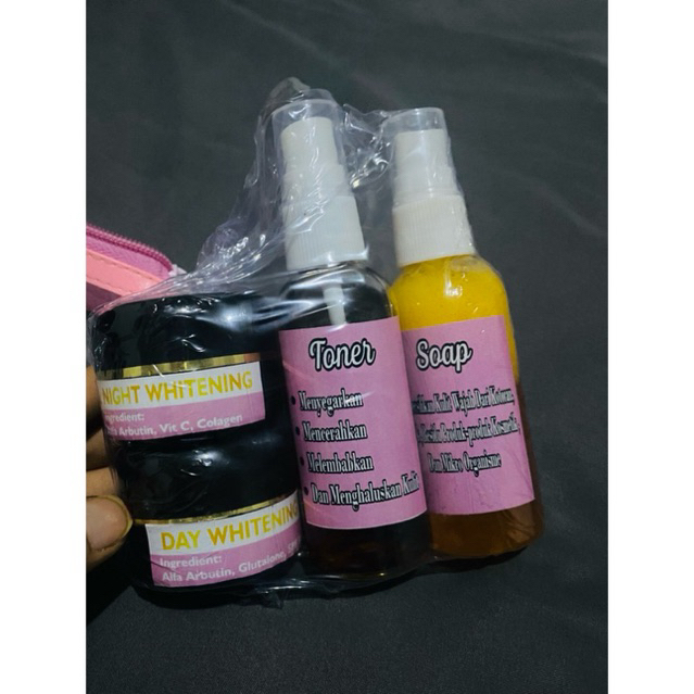 LS Beauty cream (PAKET STRONG).kulit berjerawat parah,flek membandel dan susah putih.